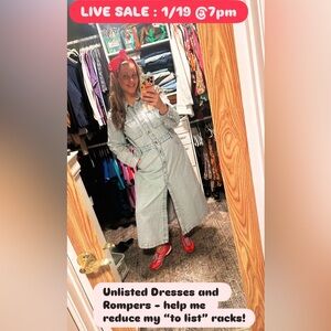 LIVE SALE - Unlisted Dresses & Rompers